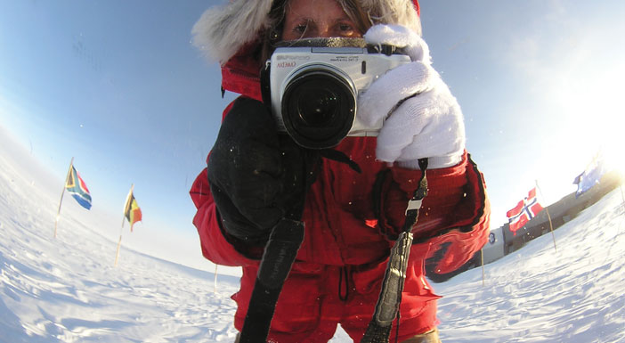 At the bottom of the world